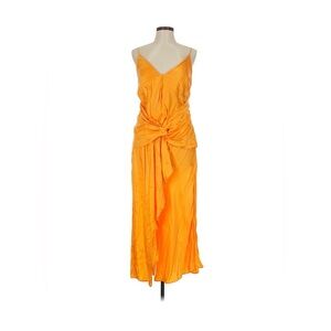 Elegant Yellow Evening Dress